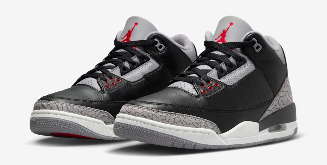 Air Jordan 3 Black Cement 2024 Mens Shoes 1