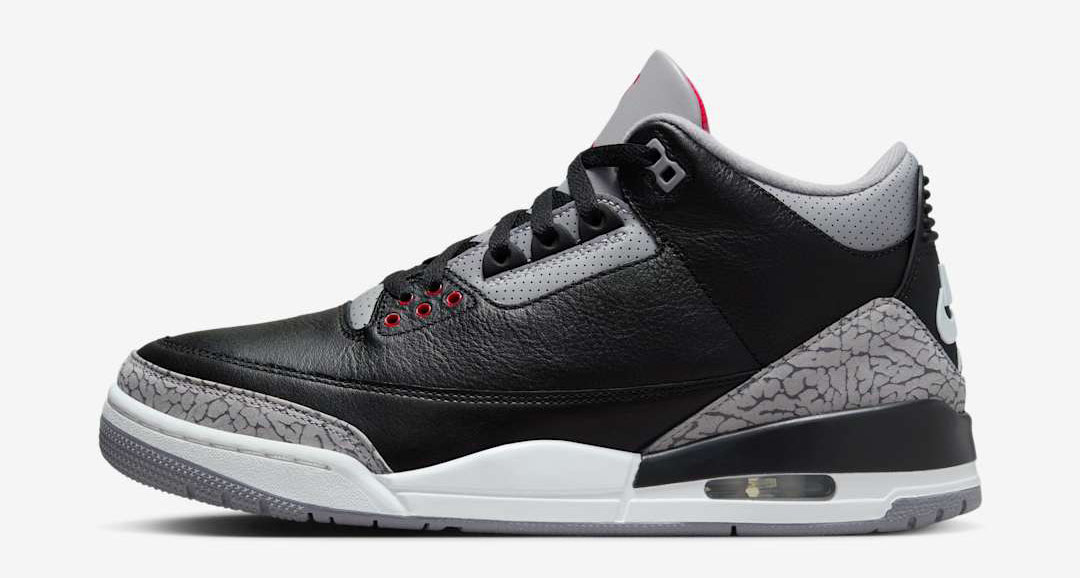 Air Jordan 3 Black Cement 2024 Mens Shoes 2