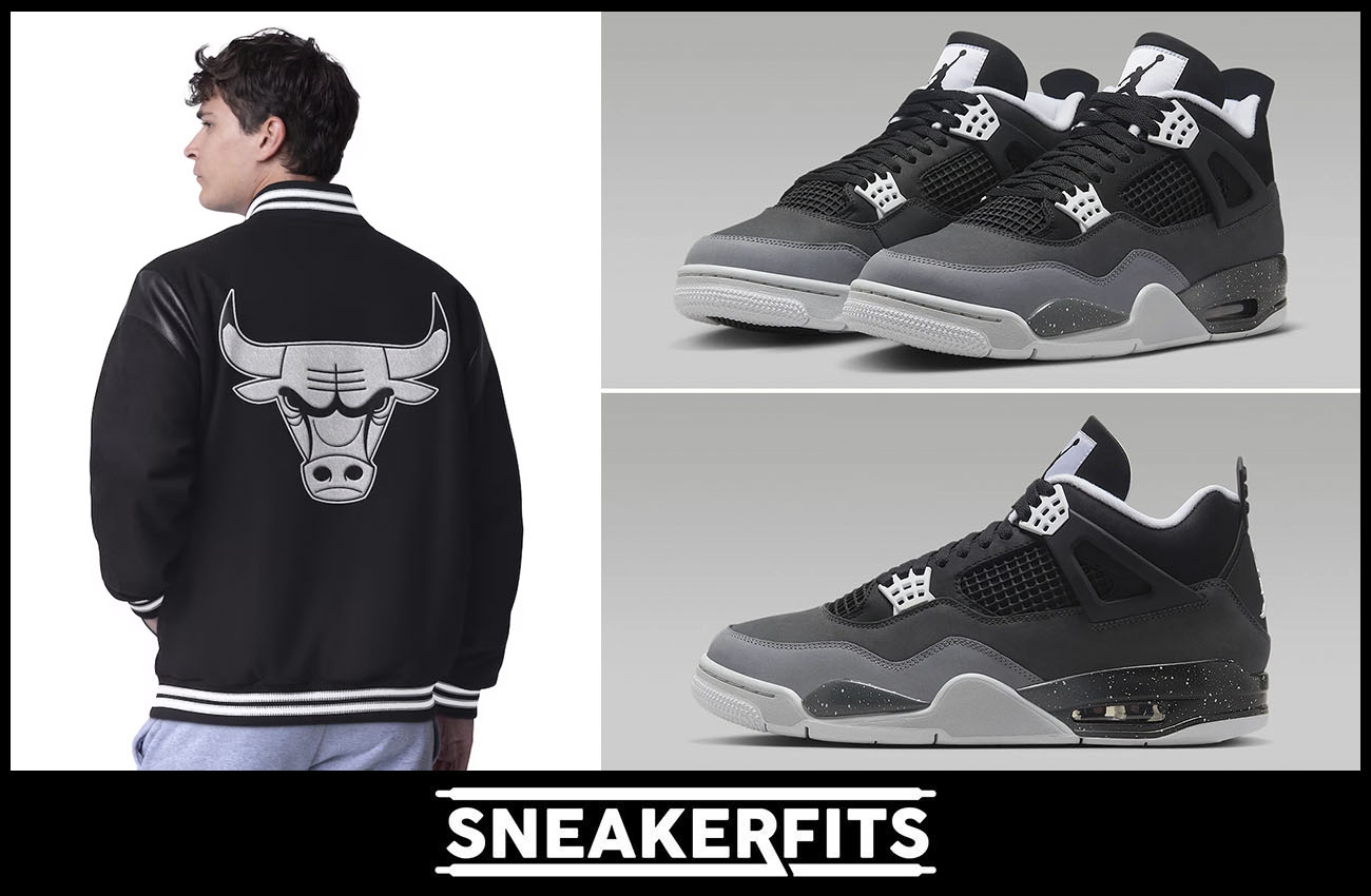 Air Jordan 4 Fear Bulls Jacket Outfit