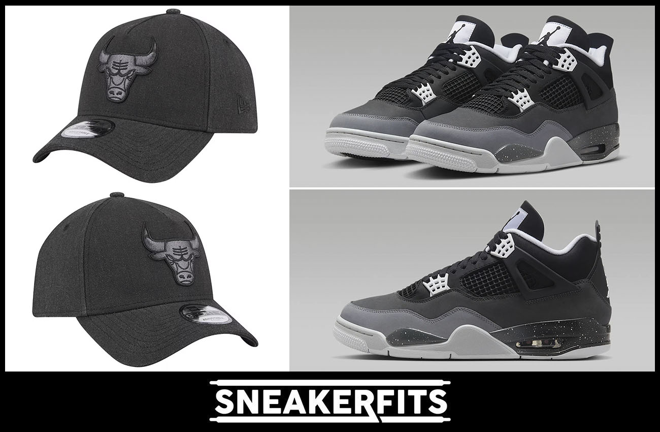 Air Jordan 4 Fear Chicago Bulls New Era Cap