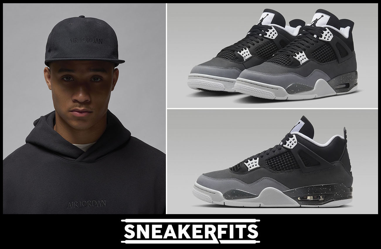 Air Jordan 4 Fear Hat Outfit Sneakerfits