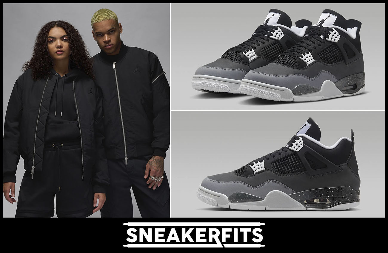 Air Jordan 4 Fear Jacket Outfit Sneakerfits