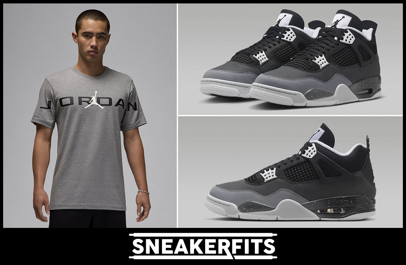 Air Jordan 4 Fear Matching Shirt Outfit Sneakerfits