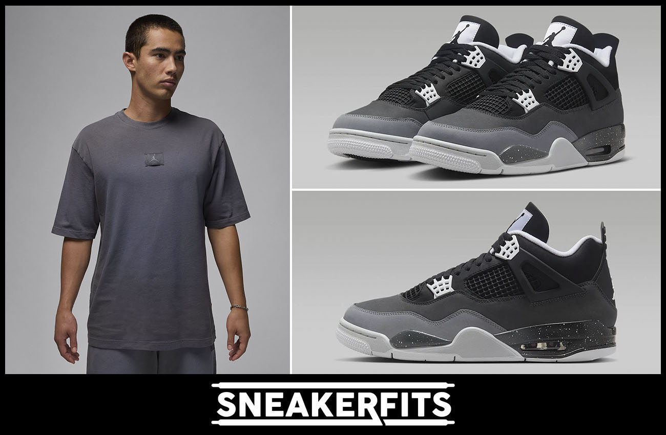 Air Jordan 4 Fear Shirt Outfit Sneakerfits