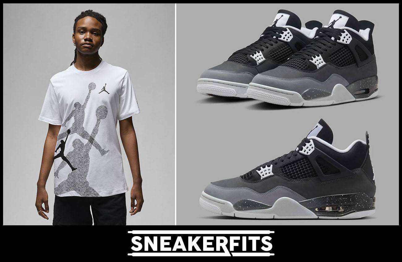 Air Jordan 4 Fear Shirt to Match Sneakers 10