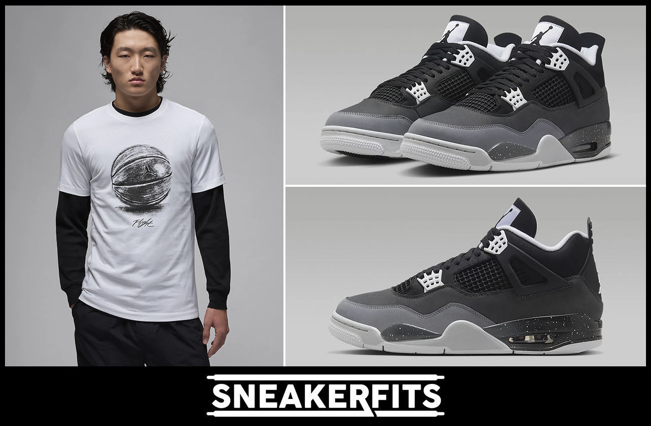 Air Jordan 4 Fear Shirt to Match Sneakers 3