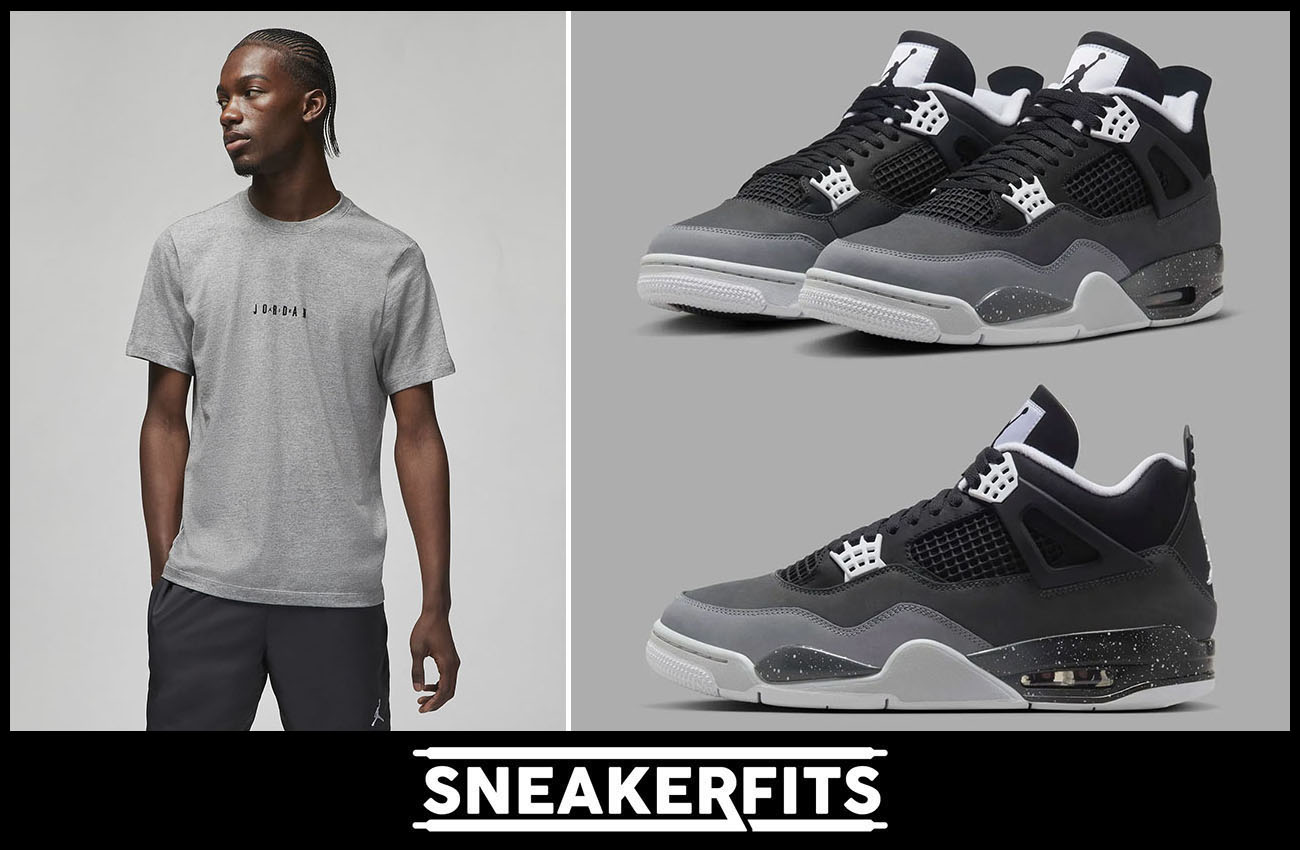 Air Jordan 4 Fear Shirt to Match Sneakers 7