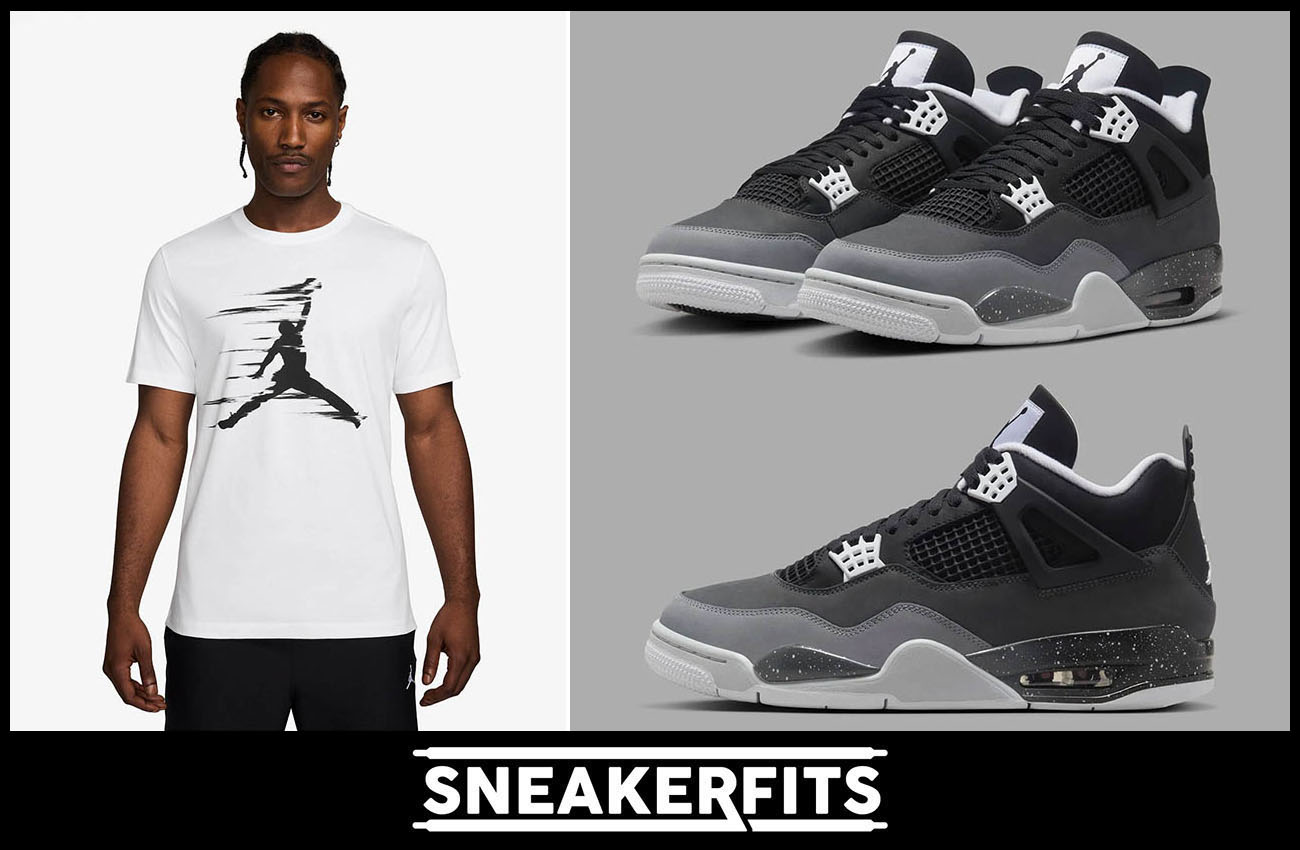 Air Jordan 4 Fear Shirt to Match Sneakers 8