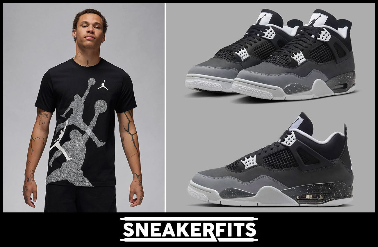 Air Jordan 4 Fear Shirt to Match Sneakers 9