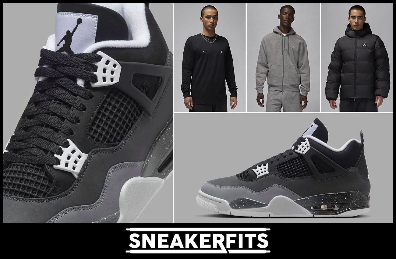 Air Jordan 4 Fear Sneaker Outfits