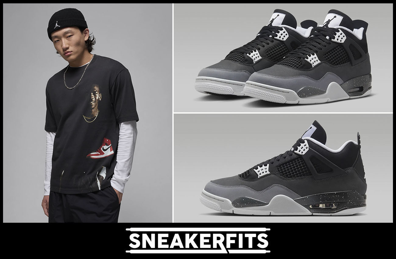 Air Jordan 4 Fear T Shirt Outfit