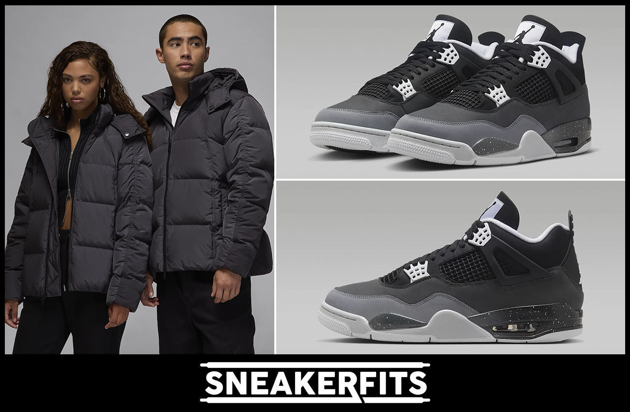 Air Jordan 4 Fear Winter Jacket Outfit Sneakerfits