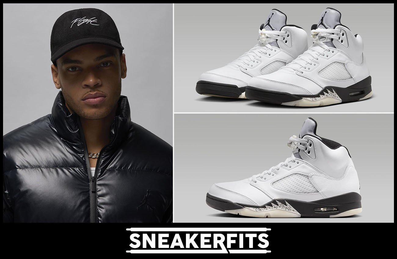 Air Jordan 5 Reverse Metallic Hat Outfit Sneakerfits