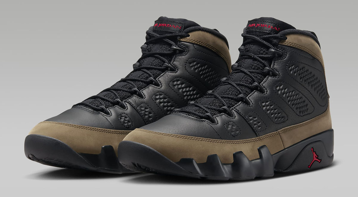 Air Jordan 9 Olive 2024 Mens Sneakers 1