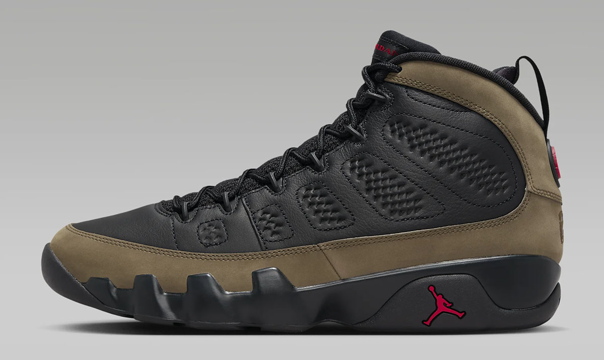 Air Jordan 9 Olive 2024 Mens Sneakers 2