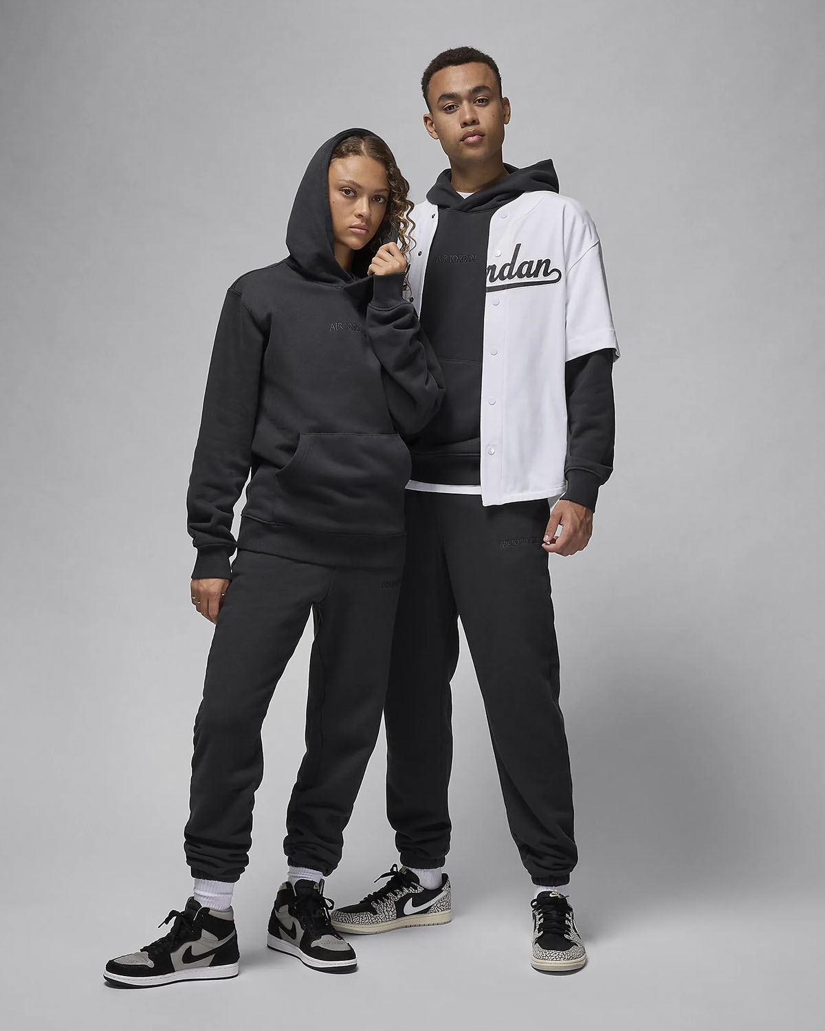 Air Jordan Wordmark Fleece Pants Off Noir Outfit