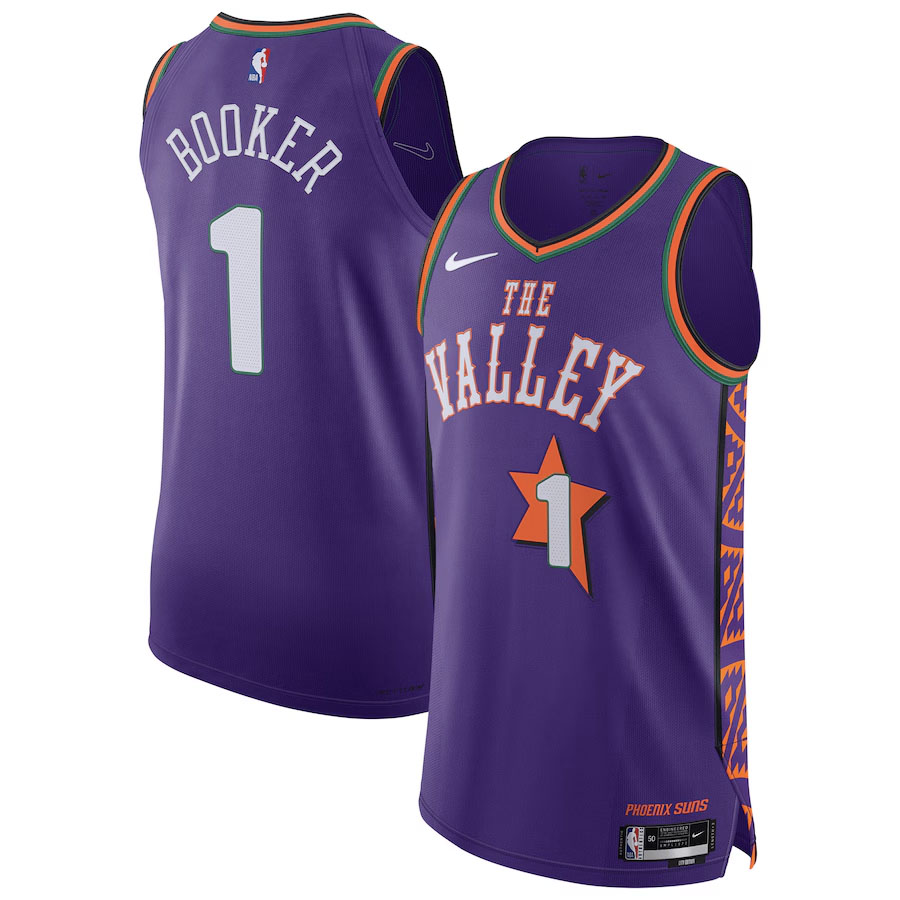 Devin Booker Phoenix Suns 2024 25 City Edition Authentic Jersey