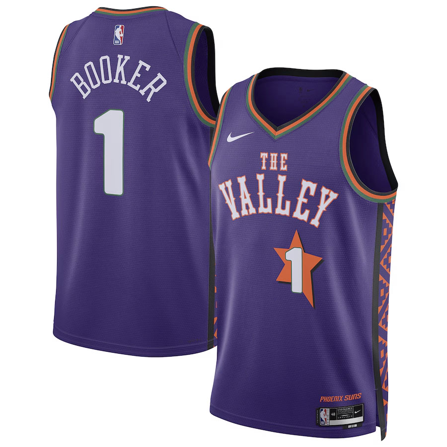 Devin Booker Phoenix Suns 2024 25 City Edition Swingman Jersey