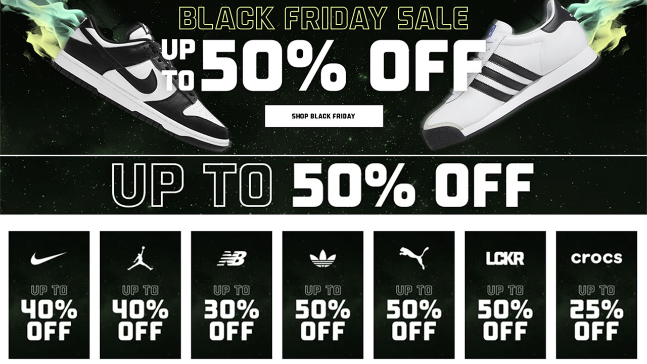 Black Friday 2024 Foot Locker Sales on Sneakers and Apparel