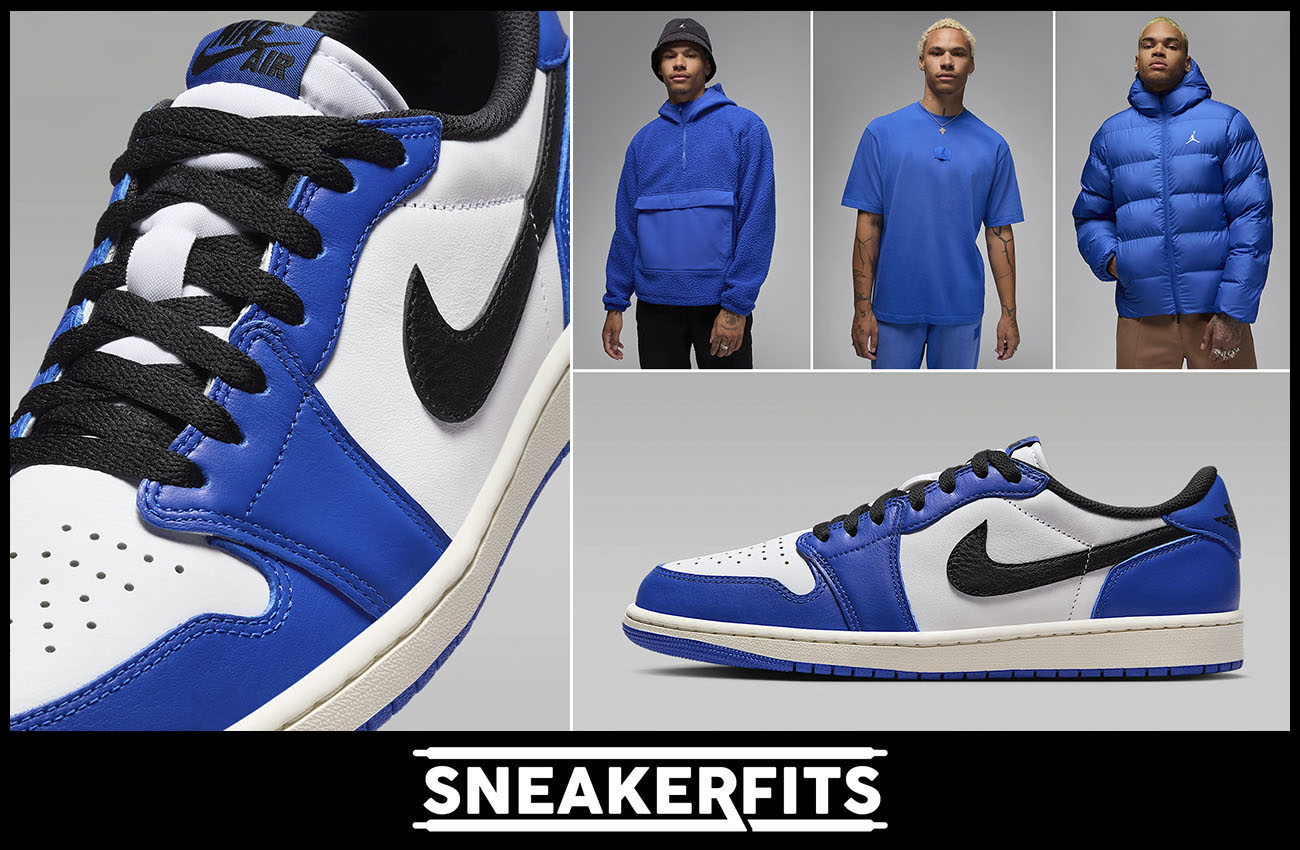 How to Style the Air Jordan 1 Low OG Game Royal With Outfits Shirts Hats Clothing Sneakerfits