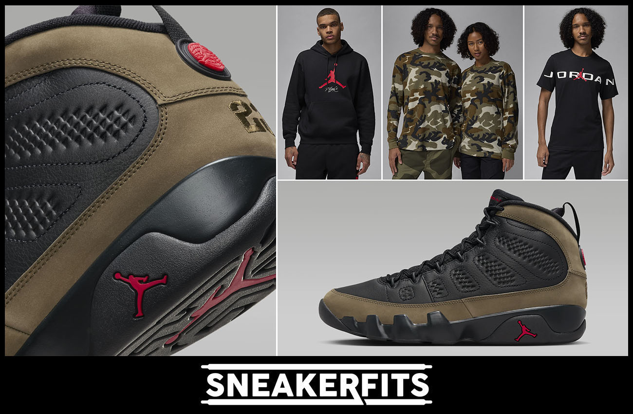 How to Style the Air Jordan 9 Olive 2024 With Matching Outfits