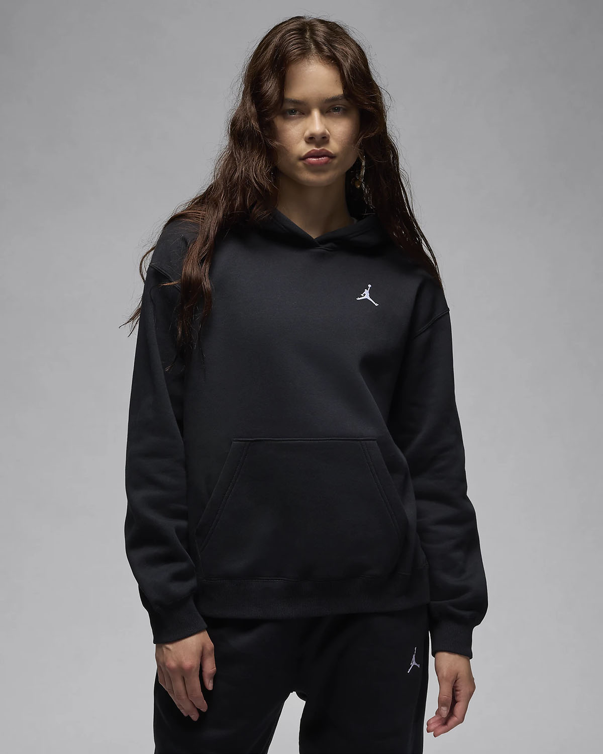 Jordan Brooklyn Fleece Women's Pullover Hoodie Black