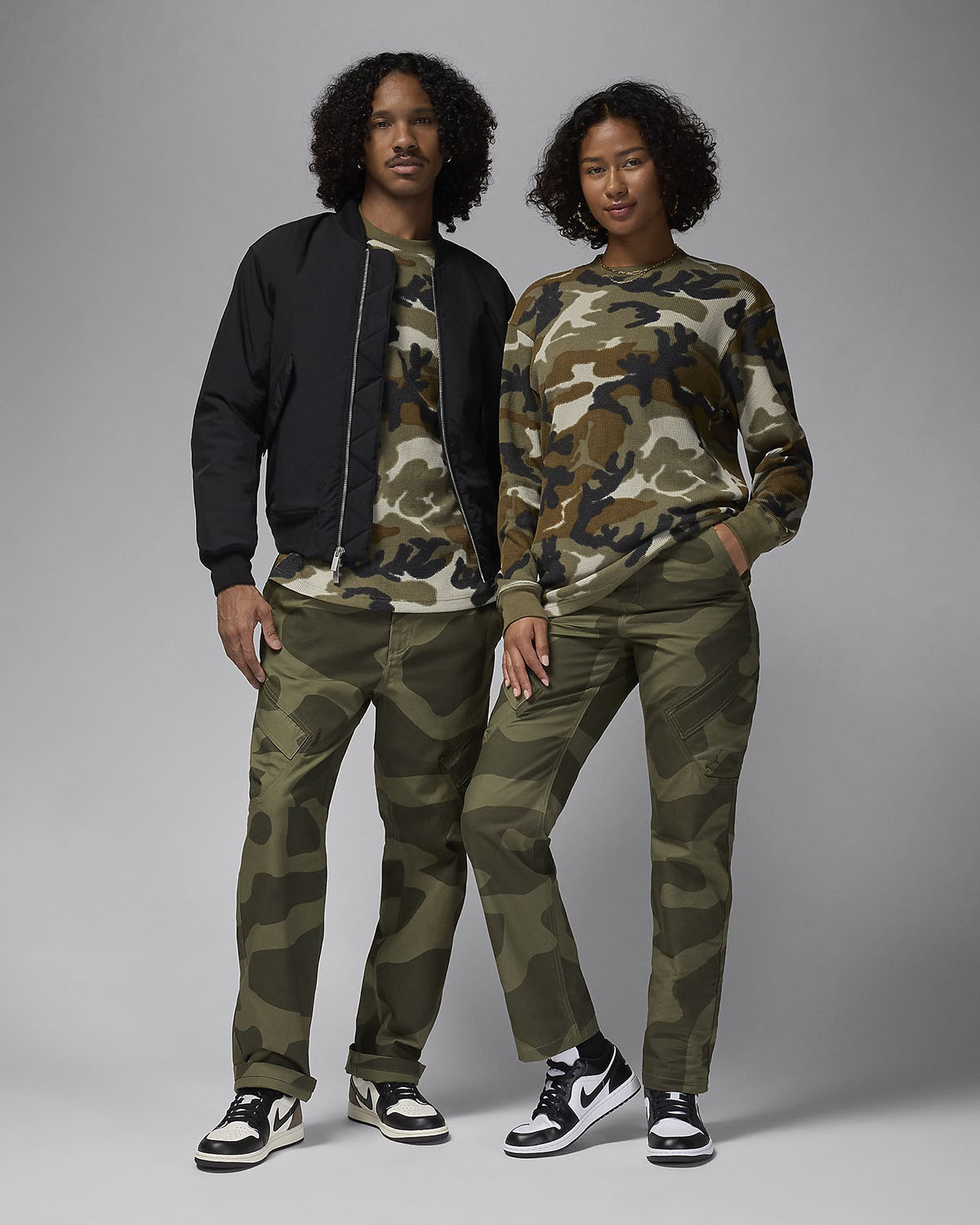 Jordan Essentials Chicago Camo Pants Medium Olive Outfit