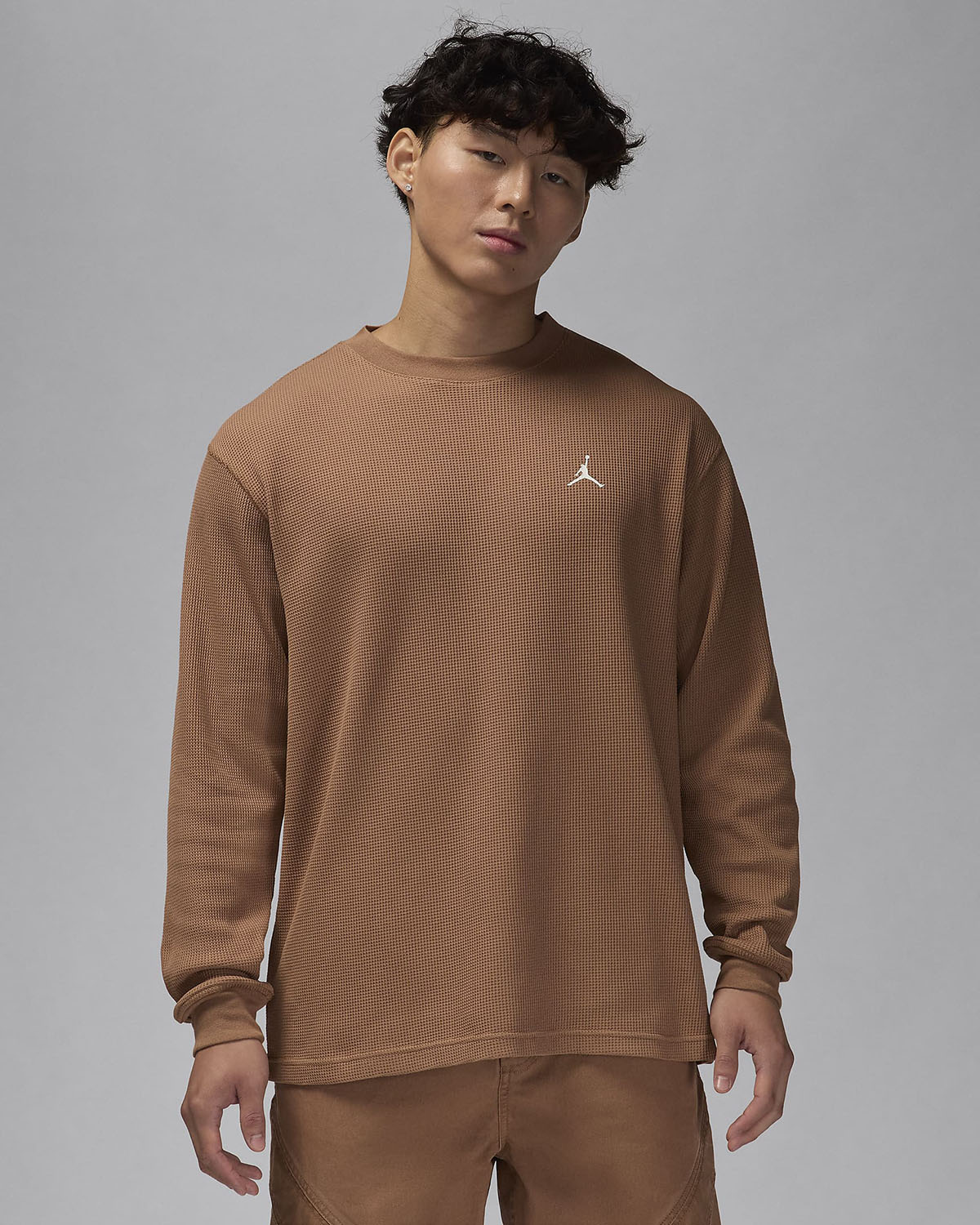 Jordan Essentials Long Sleeve Top Archaeo Brown 1