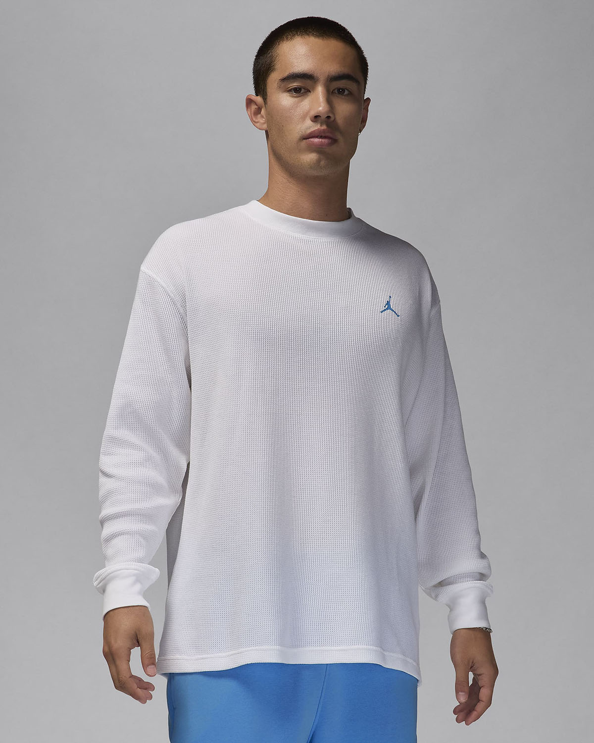 Jordan Essentials Long Sleeve Top White Legend Blue 1