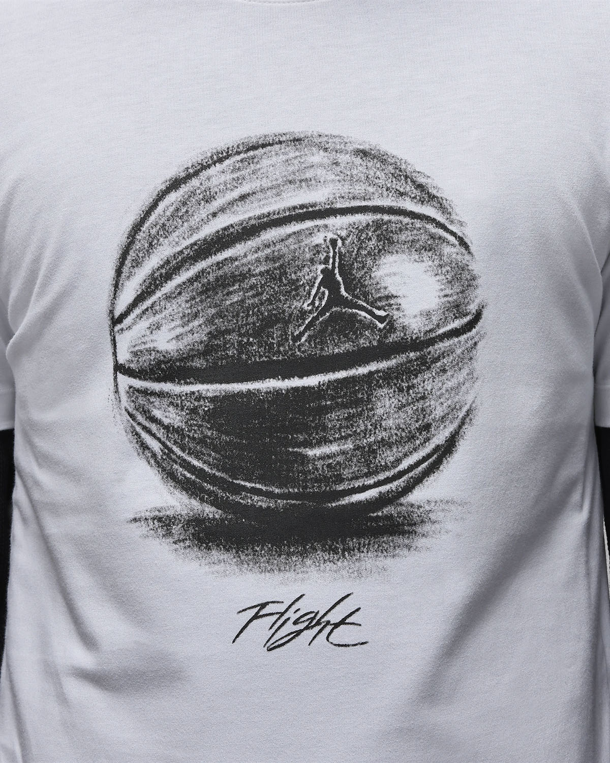 Jordan Flight T Shirt White Black 2