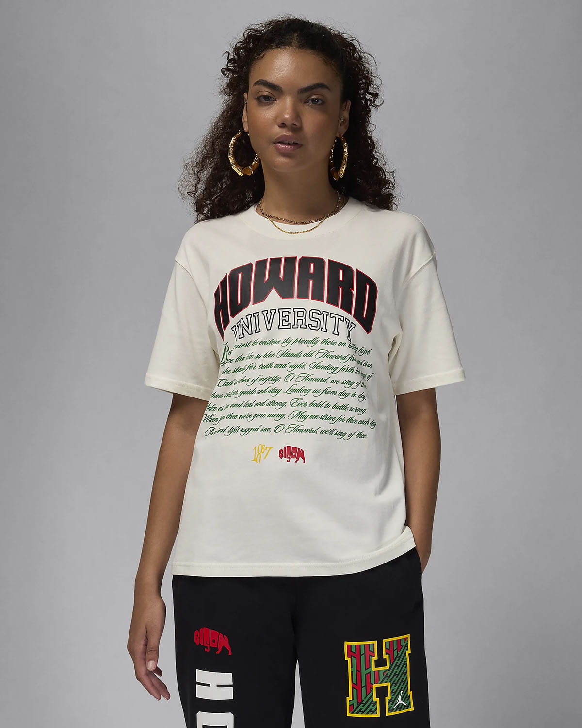 Jordan Howard University Womens T Shirt Sail.