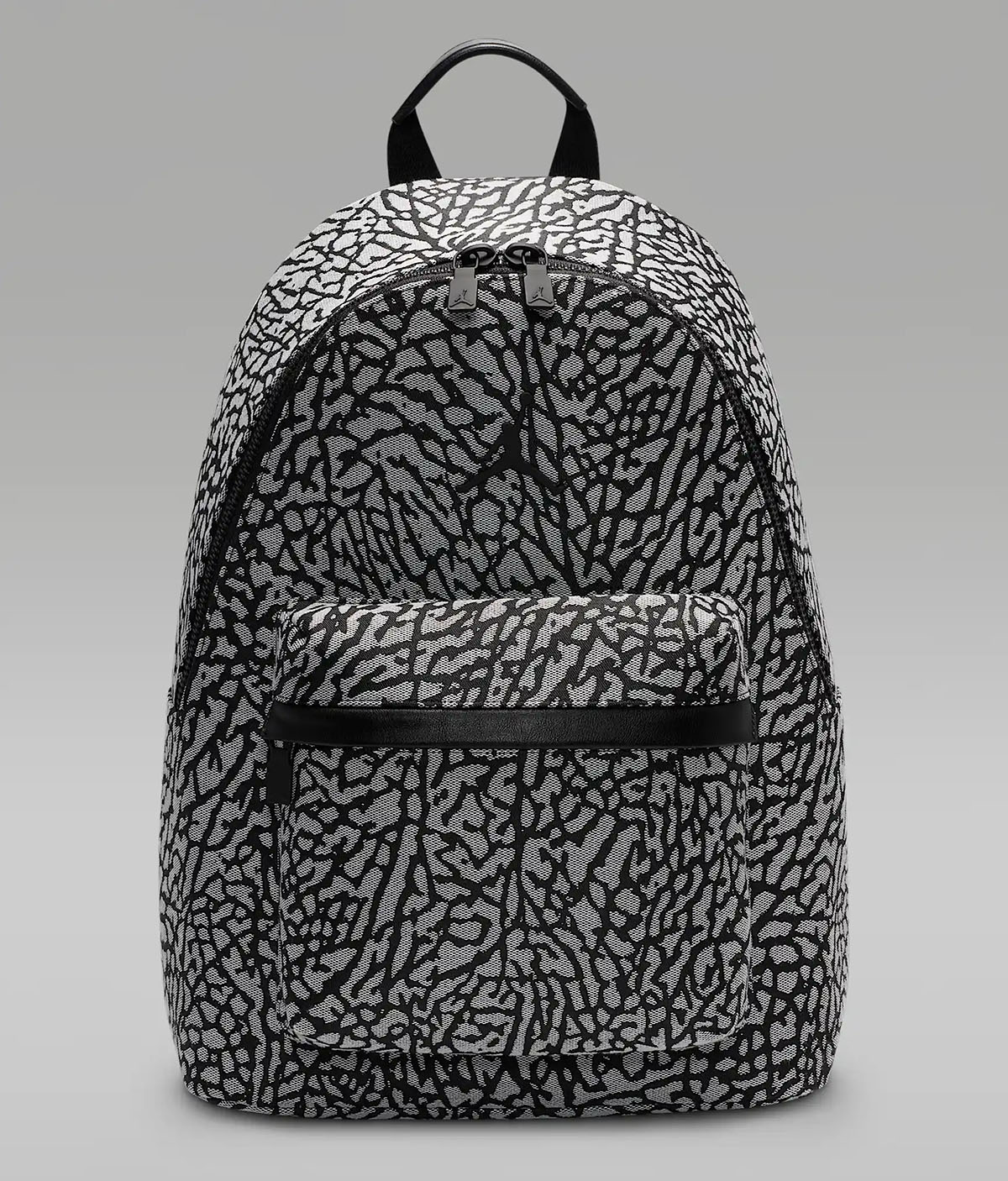 Jordan Icon Backpack Elephant Print Black Cement Grey