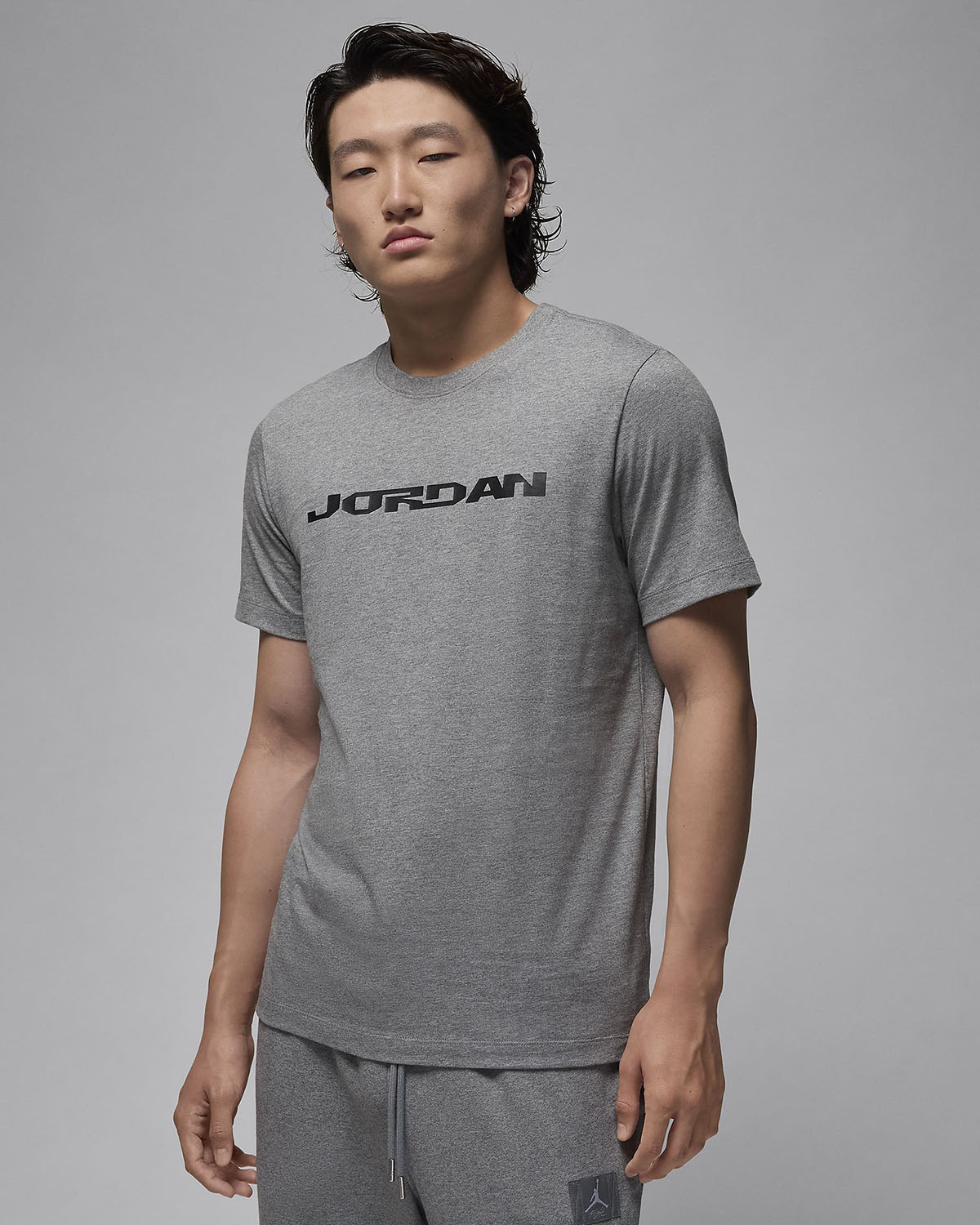 Jordan MVP T Shirt Grey Black 1