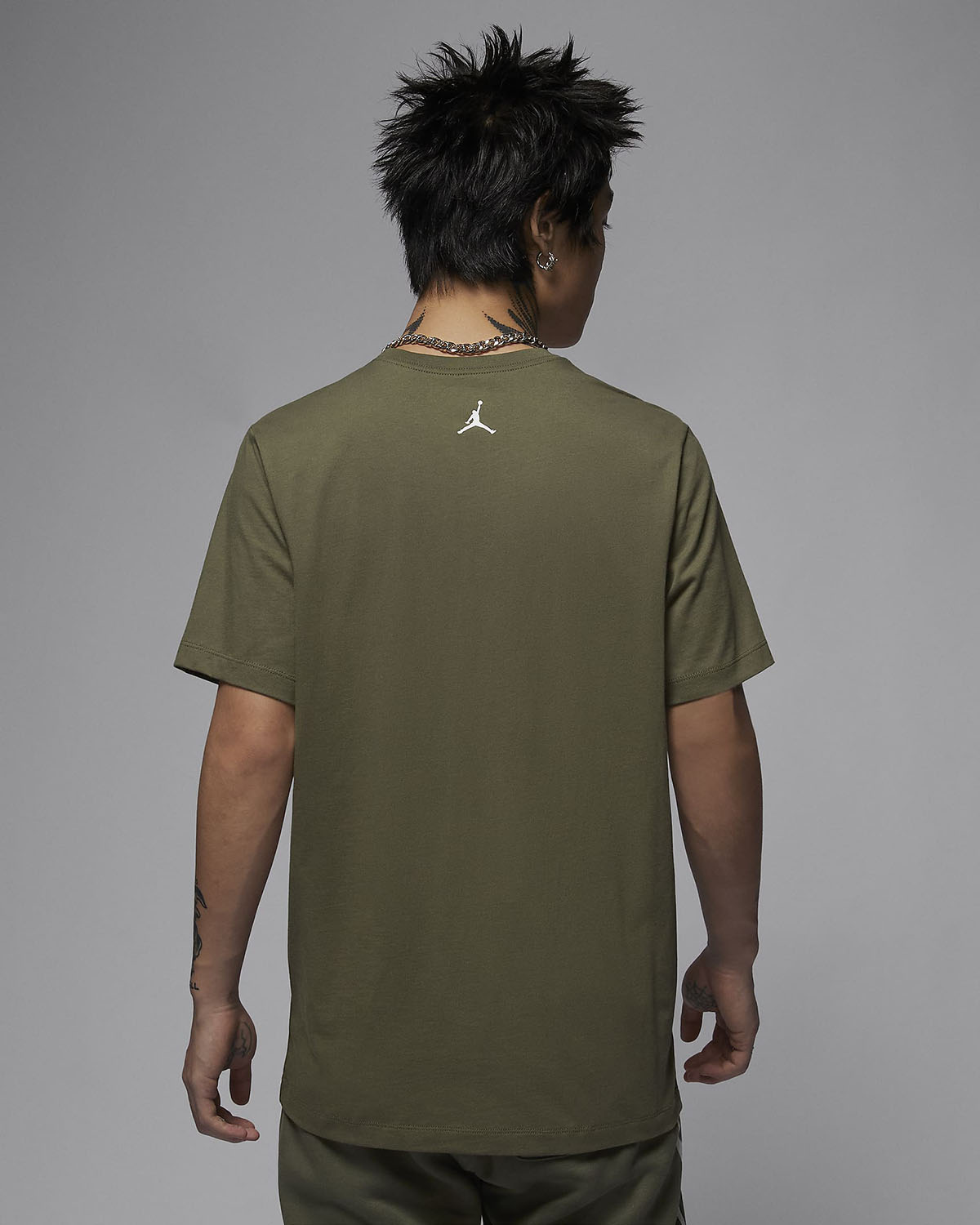 Jordan MVP T Shirt Medium Olive Sail 2