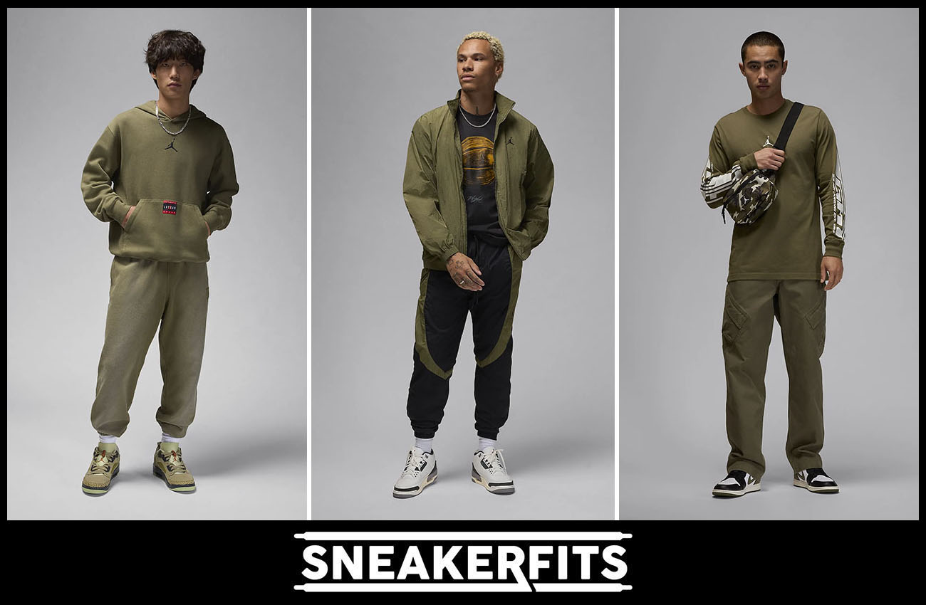 Jordan Medium Olive Clothing Sneakers Outfits Sneakerfits