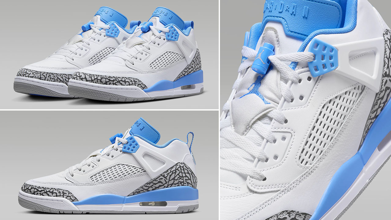 Jordan Spizike Low Shoes White University Blue