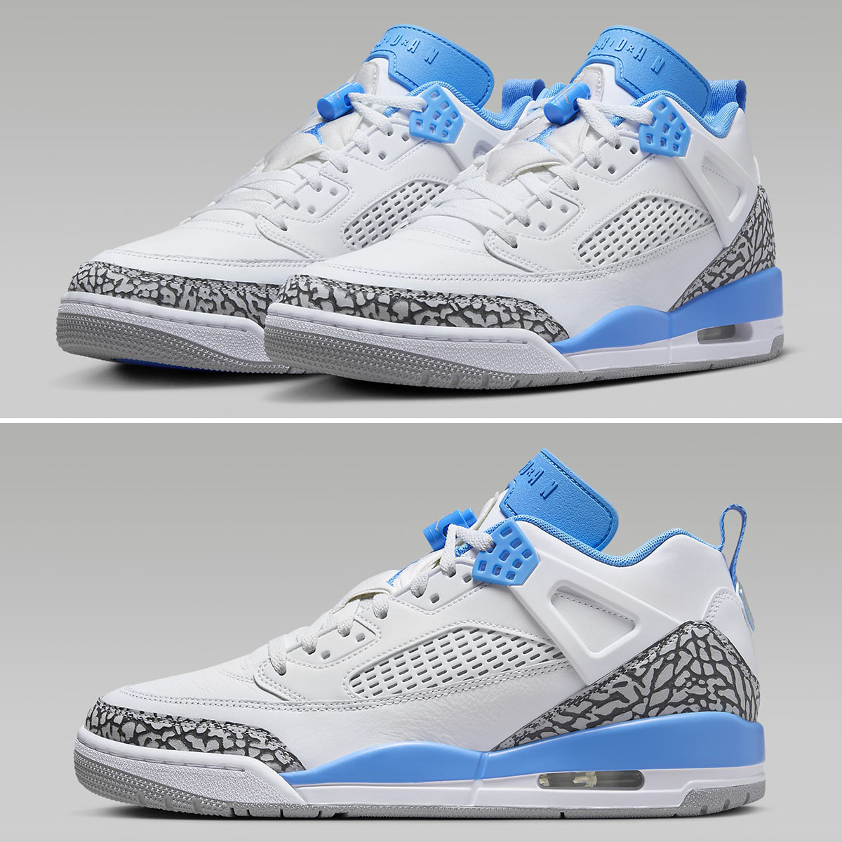 Jordan Spizike Low White University Blue