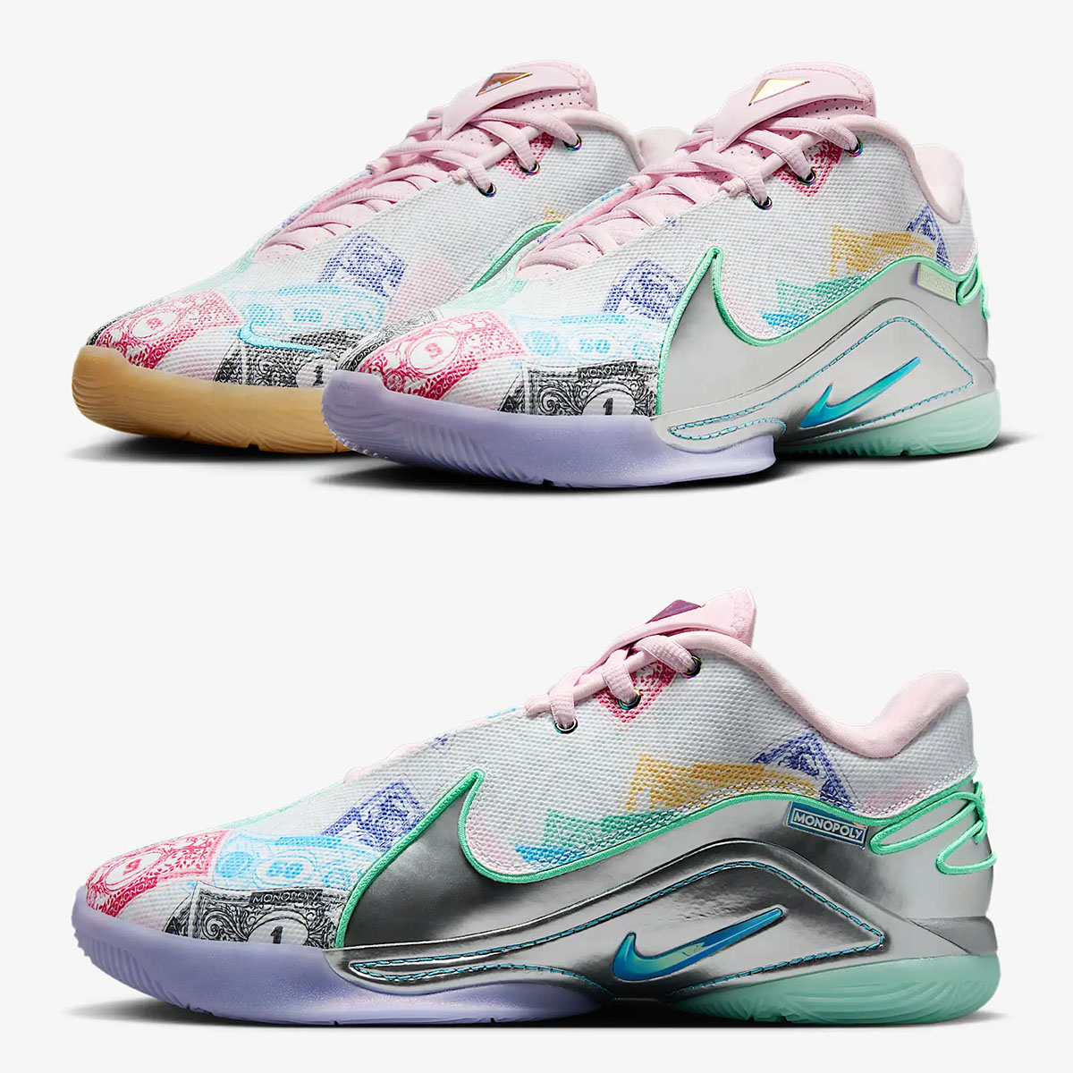 Monopoly Nike Lebron 22 Currency Mens Shoes