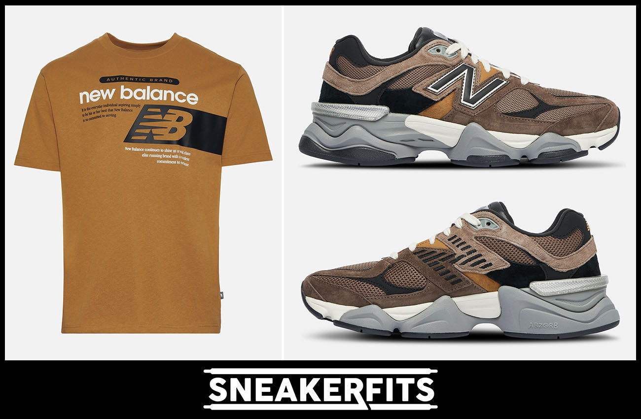 New Balance 9060 Dark Mushroom Sneakers Shirt Outfits Sneakerfits