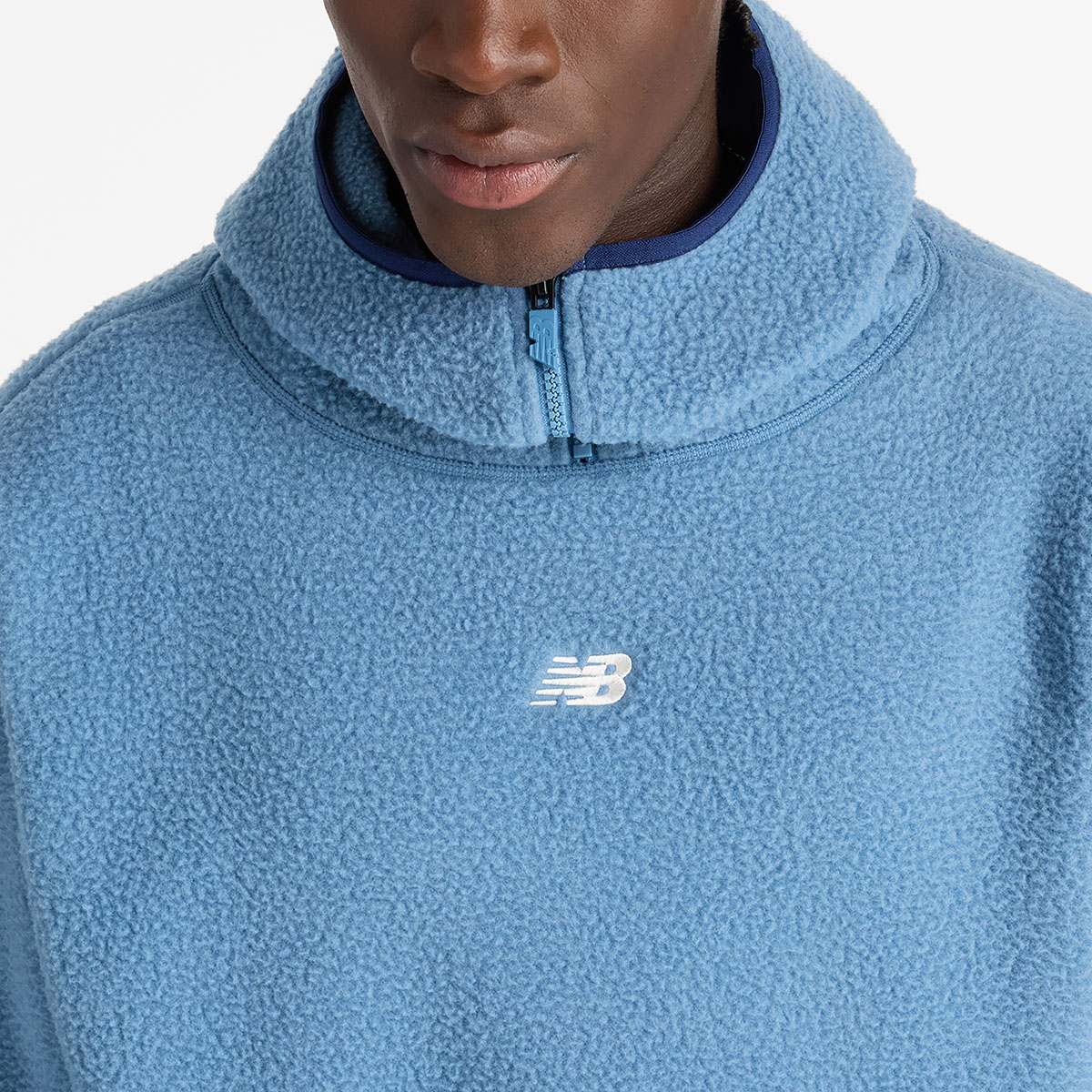 New Balance Sherpa Hoodie Blue 1