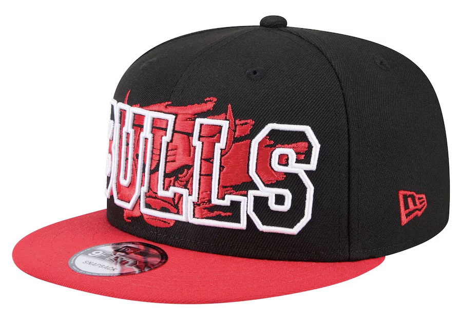 New Era Chicago Bulls Night Splatter Snapback Hat 1