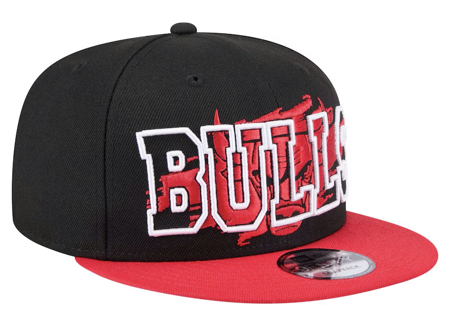 New Era Chicago Bulls Night Splatter Snapback Hat 2