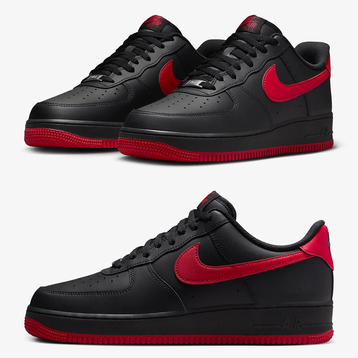 Nike Air Force 1 Low Bred Mens Shoes