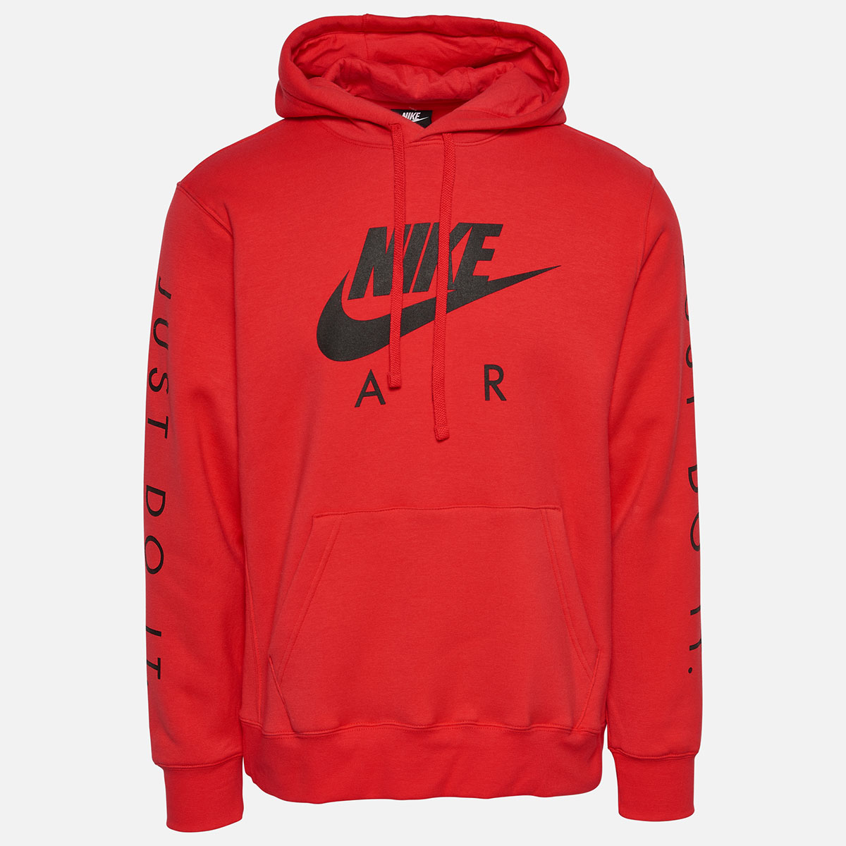 Nike Air JDI Fleece Hoodie Red Black 1