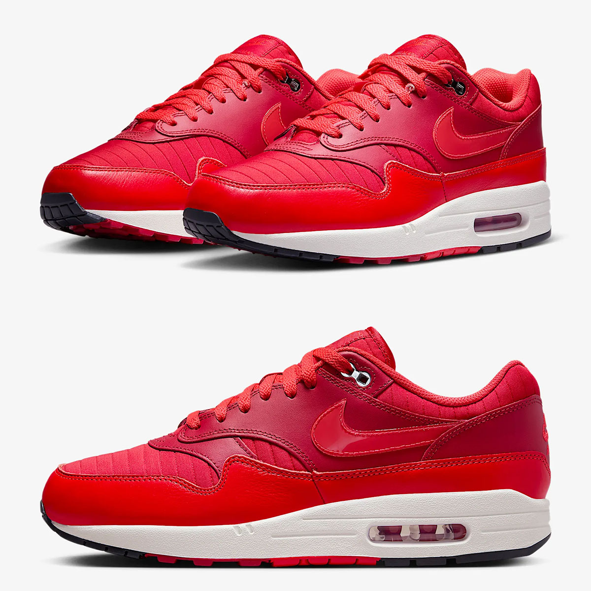 Nike Air Max 1 Gym Red University Red Light Crimson