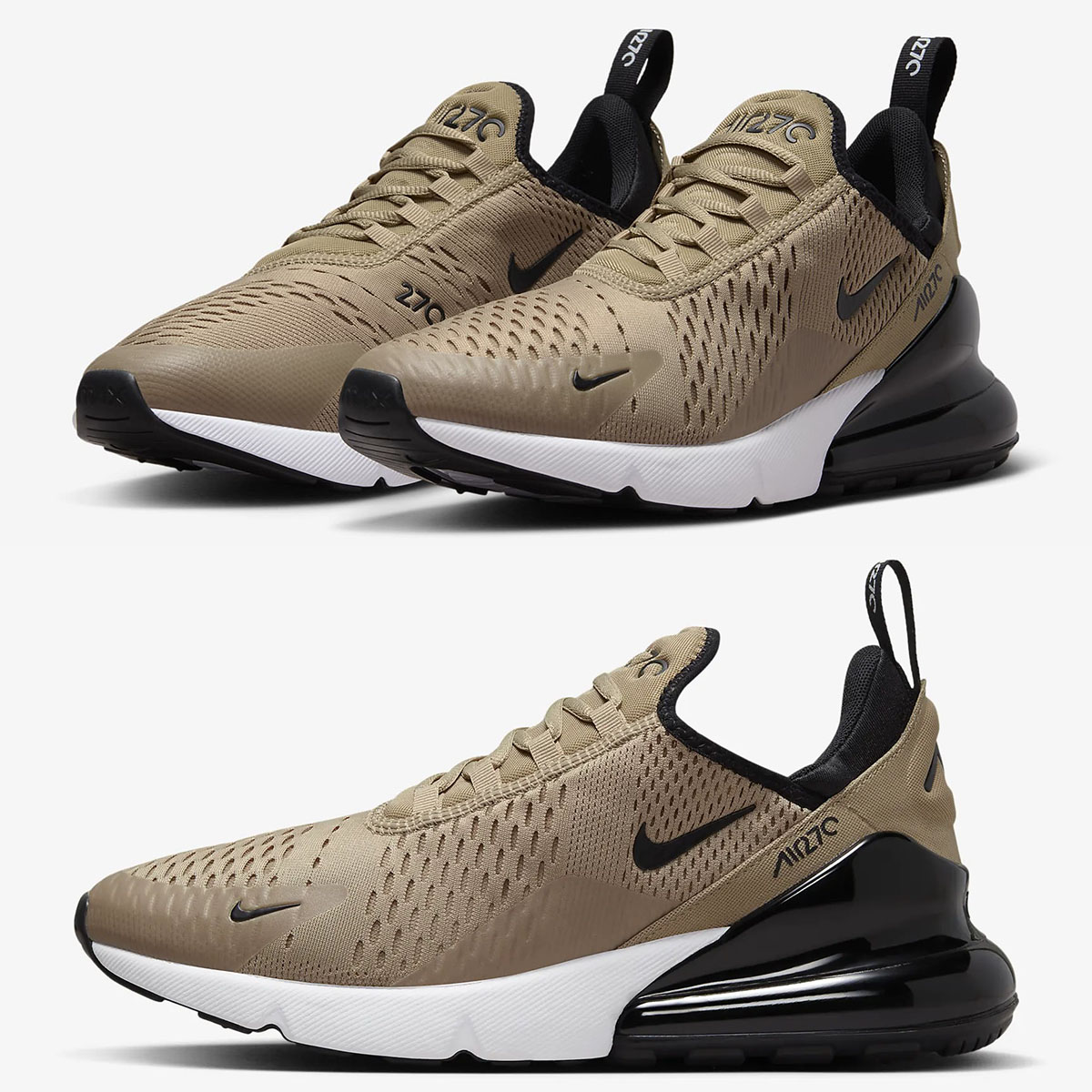 Nike Air Max 270 Khaki White Black