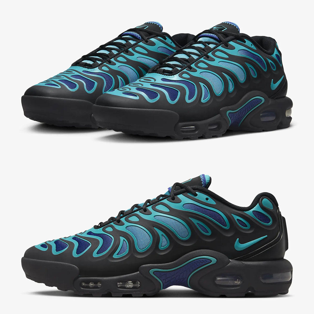 Nike Air Max Plus Drift Black Deep Royal Blue Baltic Blue Dusty Cactus