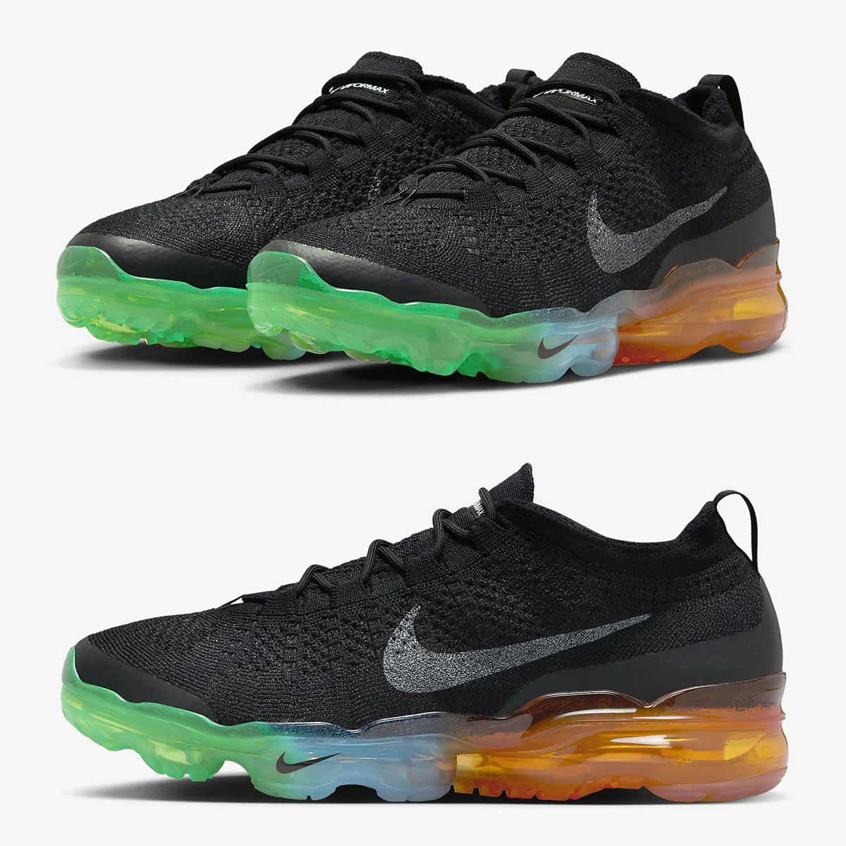 Nike Air Vapormax 2023 Black Green Strike Light Curry