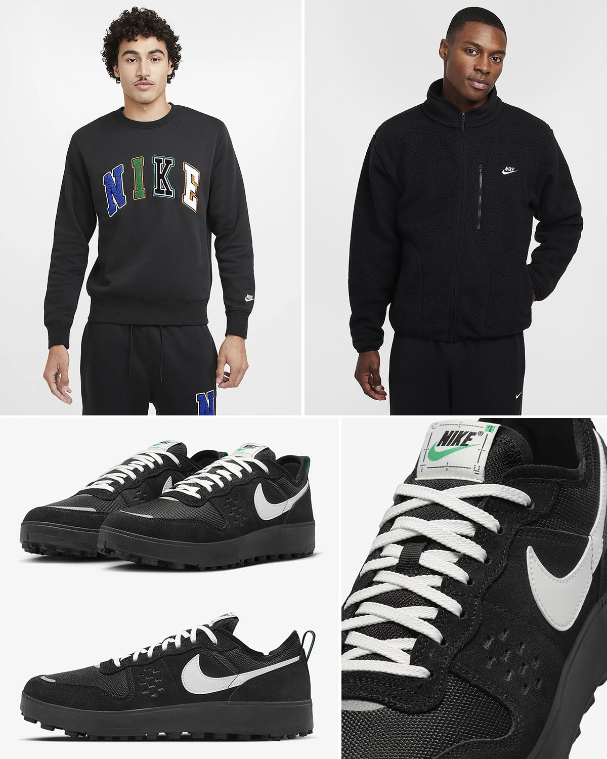 Nike C1TY Black Summit White Outfits