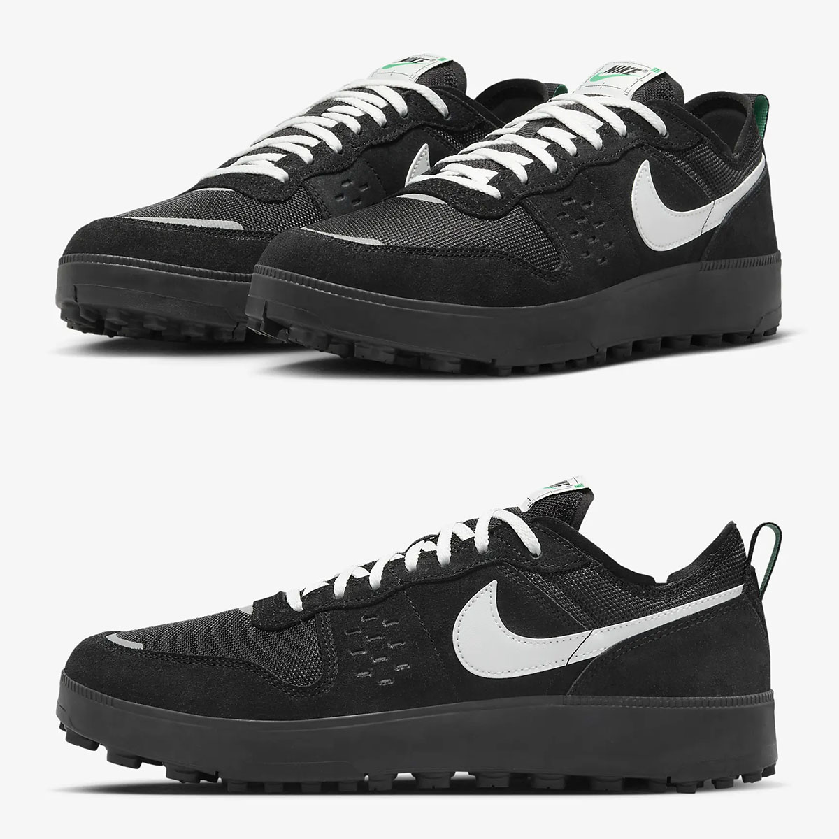 Nike C1TY Black Summit White Stadium Green